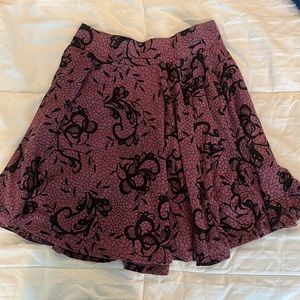 Pins & Needles size small purple and black skirt
